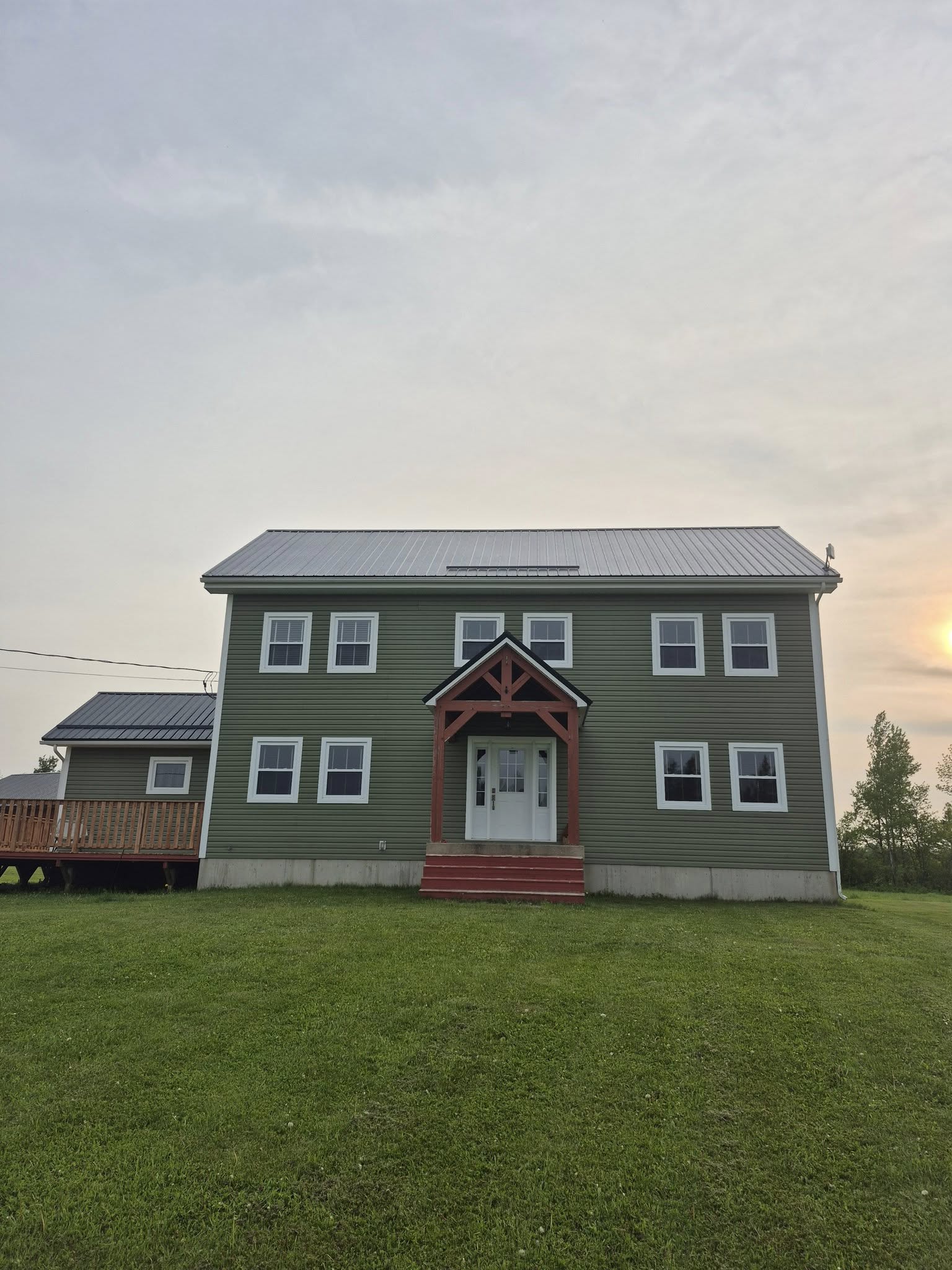 Completed roofing project